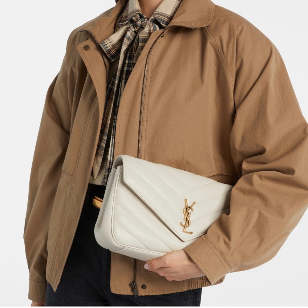 SAINT LAURENT Loulou medium quilted leather flap shoulder chain bag - Picture 10 of 10